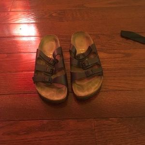 brown Birkenstocks 38